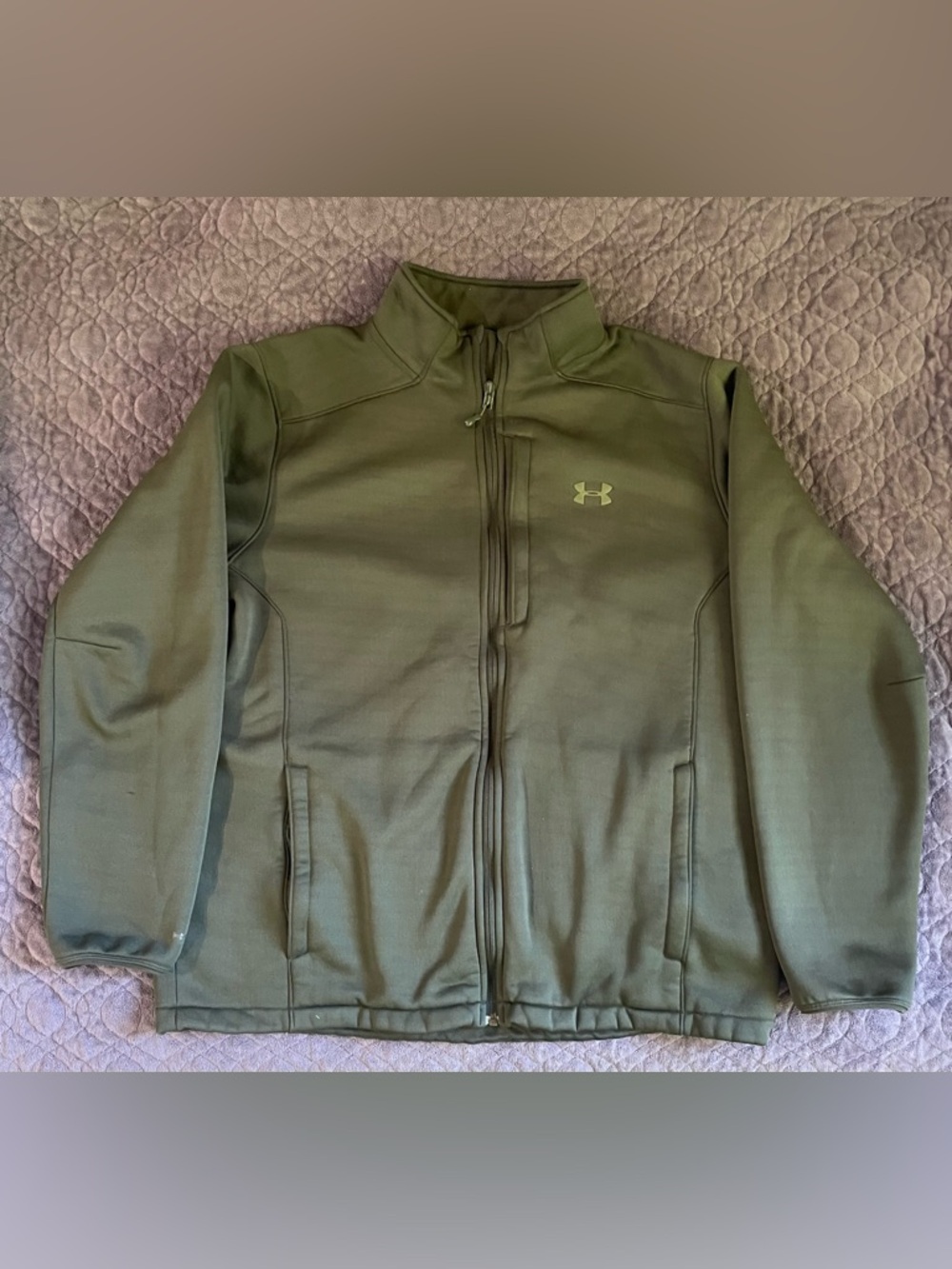 Men’s Under Armour Zip-Up Sweatshirt Sweater Fleece Lined